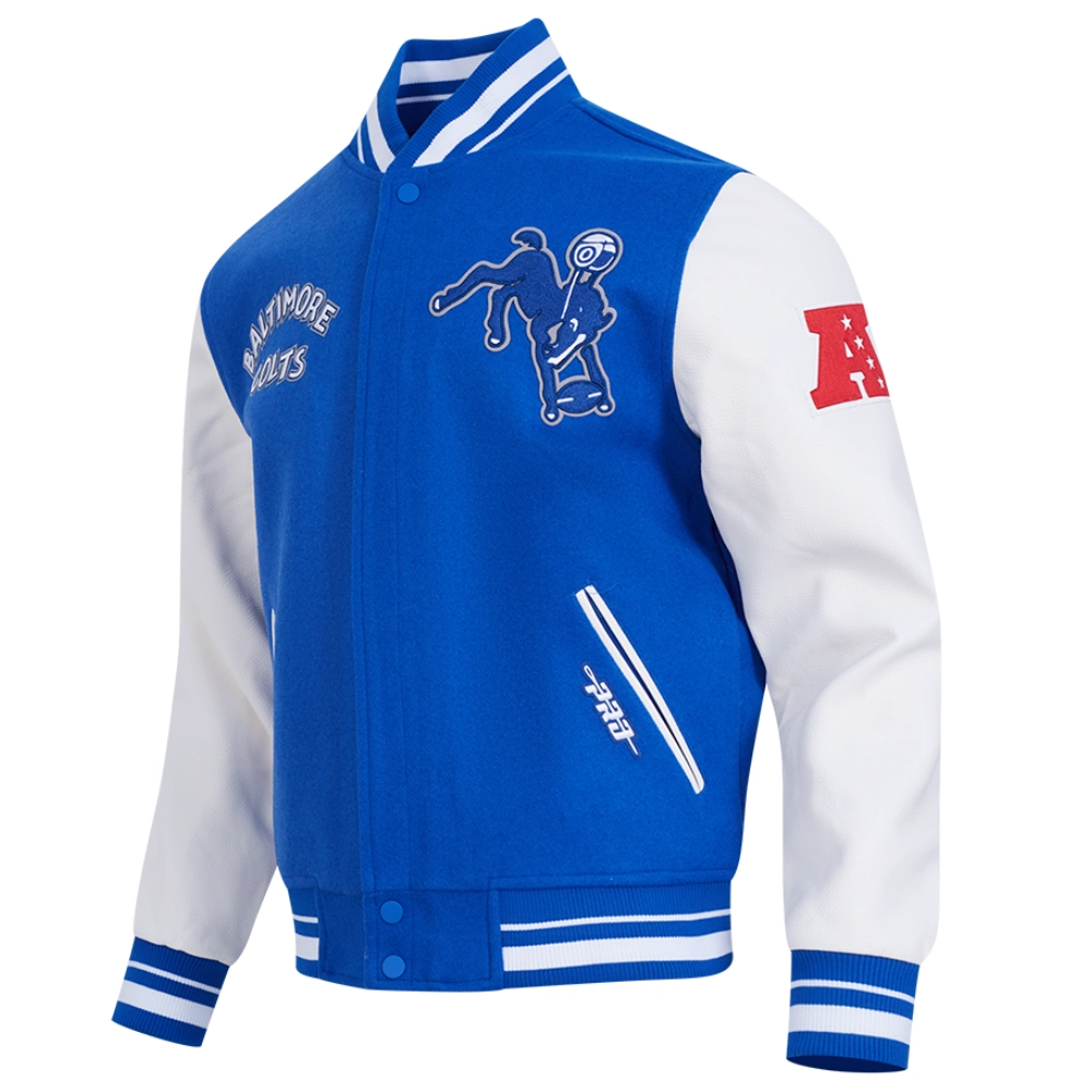 Baltimore colts retro classic wool varsity jacket