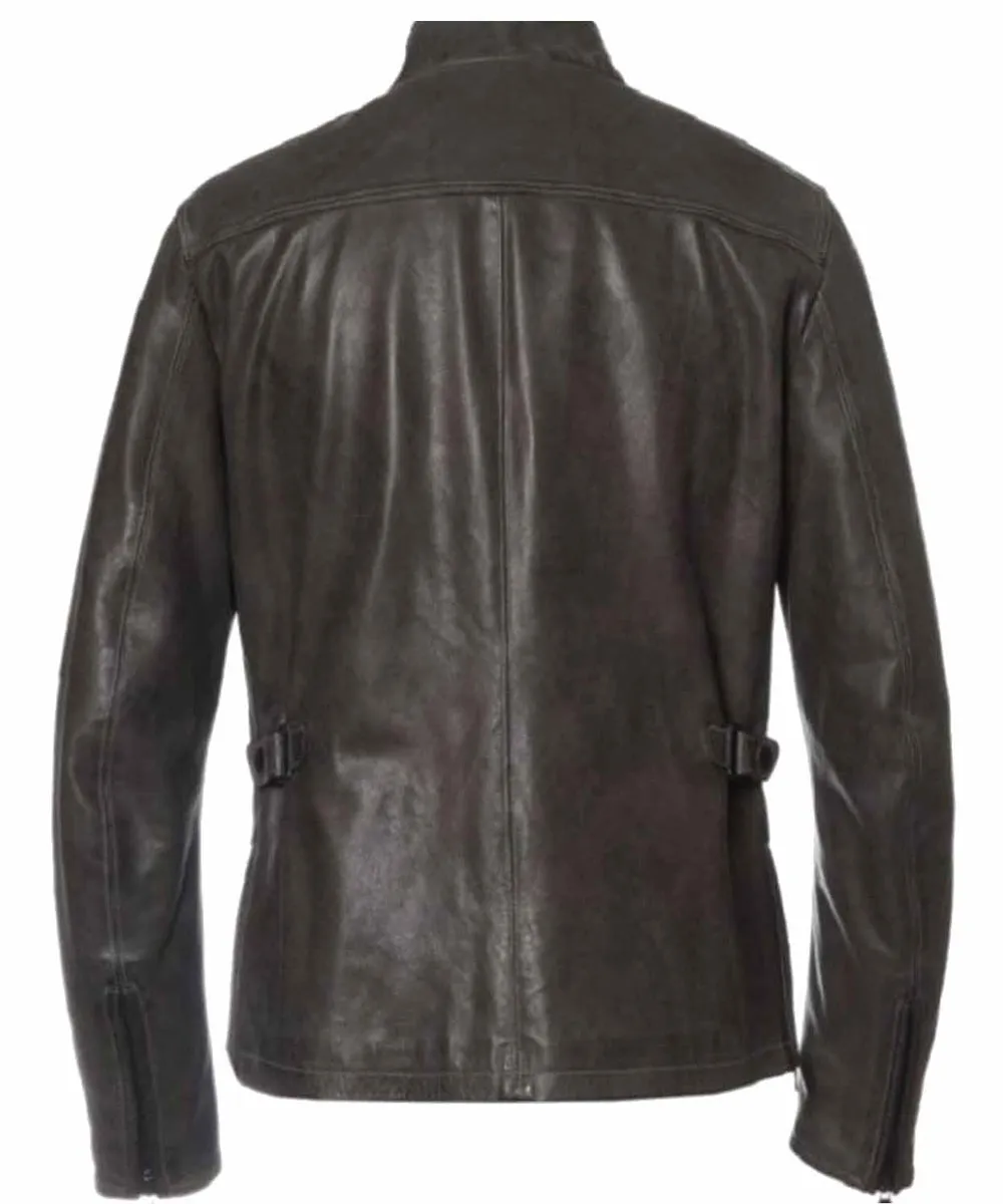 Bates Motel Max Thieriot Brown Leather Jacket - Image 4