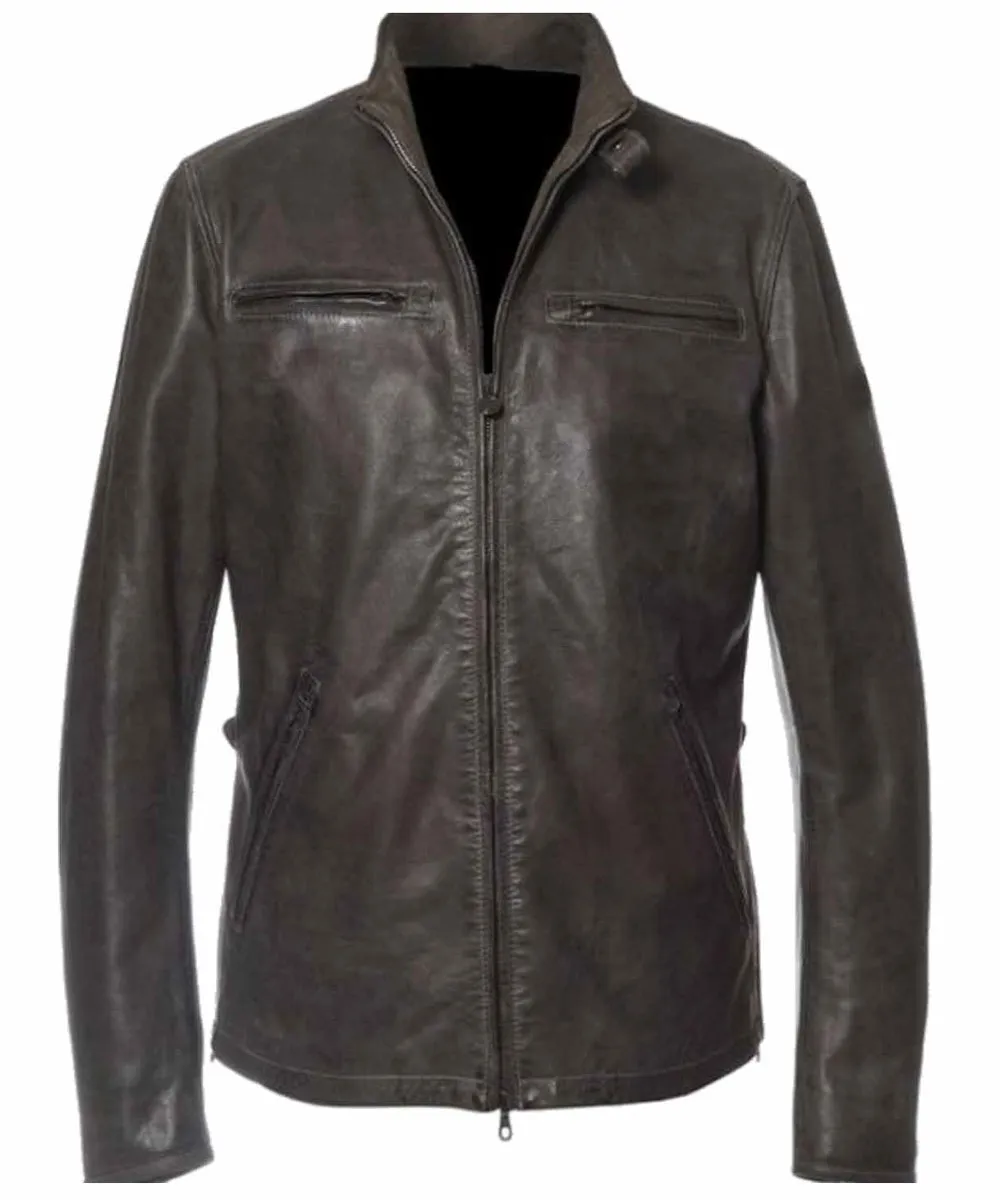Bates Motel Max Thieriot Brown Leather Jacket - Image 3