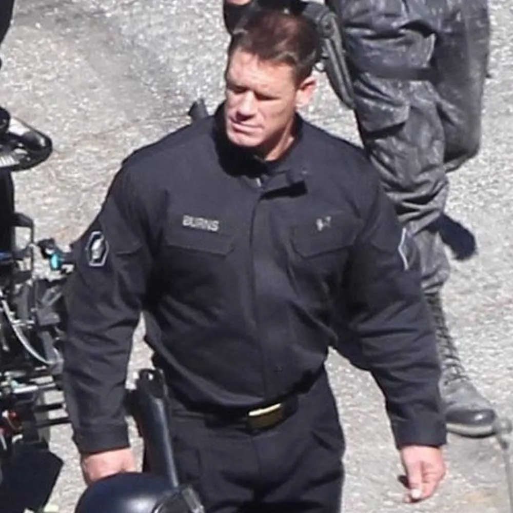 Alternative view of John Cena Bumblebee Agent Black Jacket