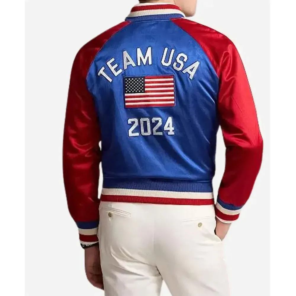 daniela moroz olympic team usa satin red jacket