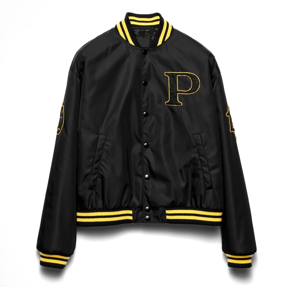 Alternative view of Jeff Goldblum Good Morning America Black Satin Jacket