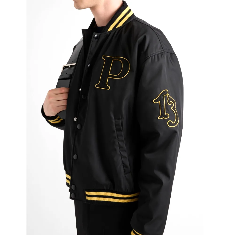 Jeff Goldblum Good Morning America Black Satin Jacket - Image 6