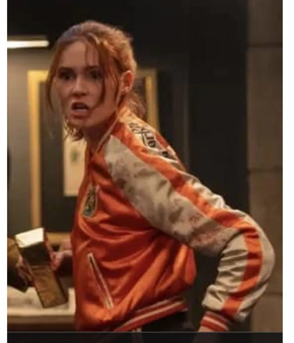 Karen Gillan Gunpowder Milkshake Tiger Jacket - Image 11