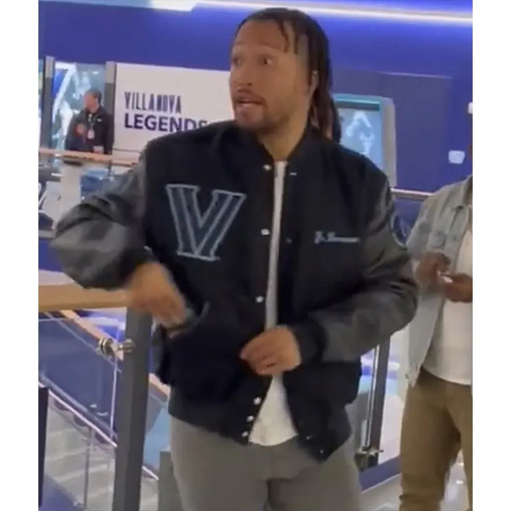 jalen brunson villanova basketball varsity jacket