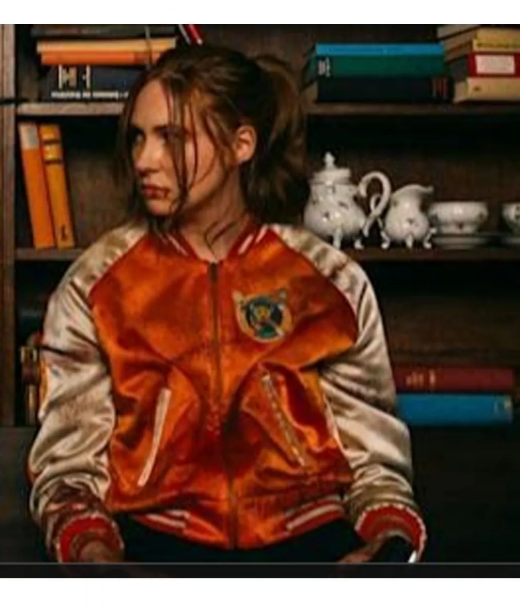 Alternative view of Karen Gillan Gunpowder Milkshake Tiger Jacket