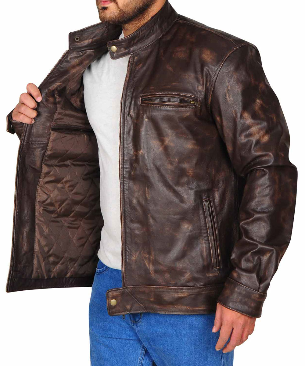 MacGyver Lucas Till Brown Leather Jacket - Image 5