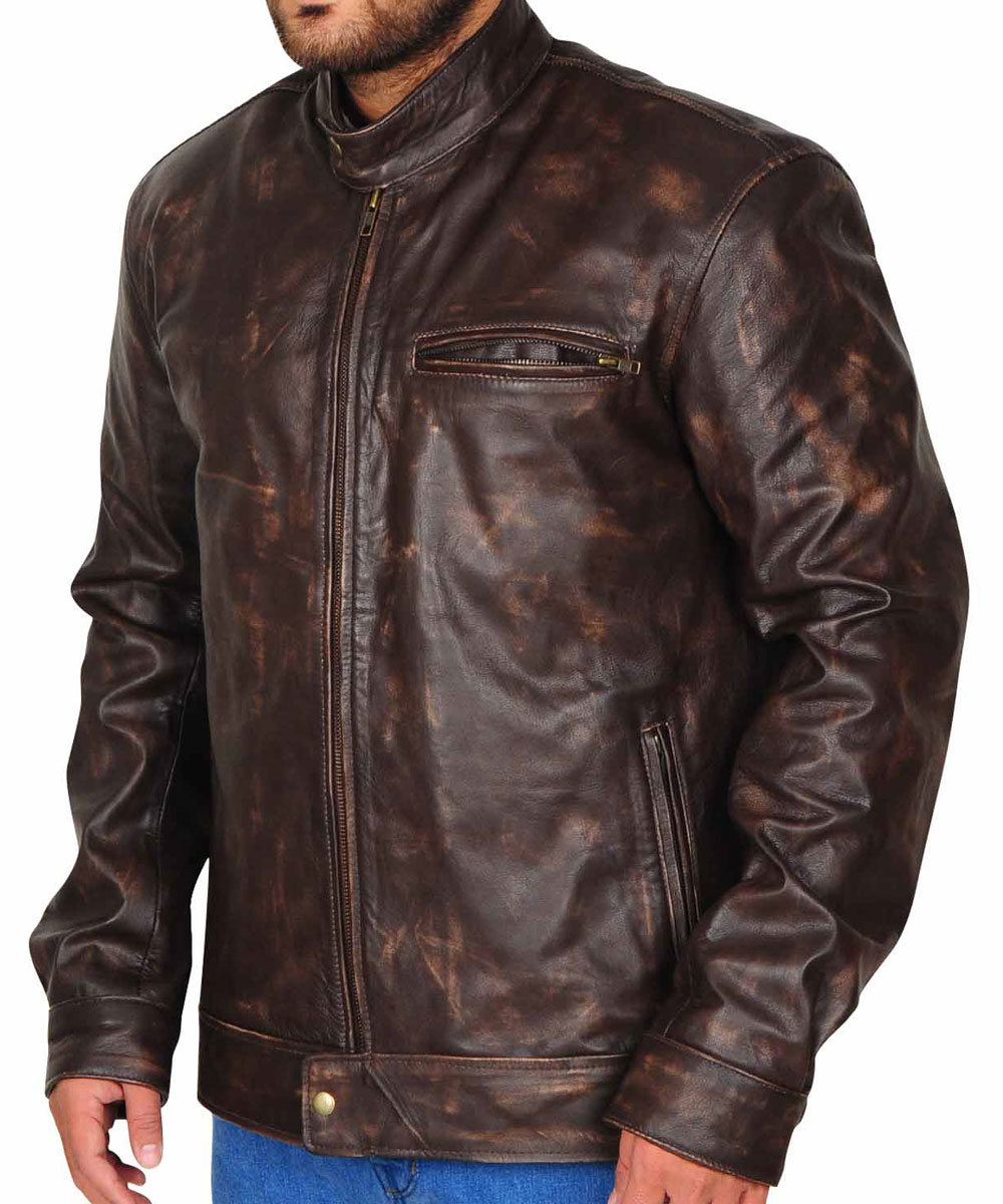 MacGyver Lucas Till Brown Leather Jacket - Image 4