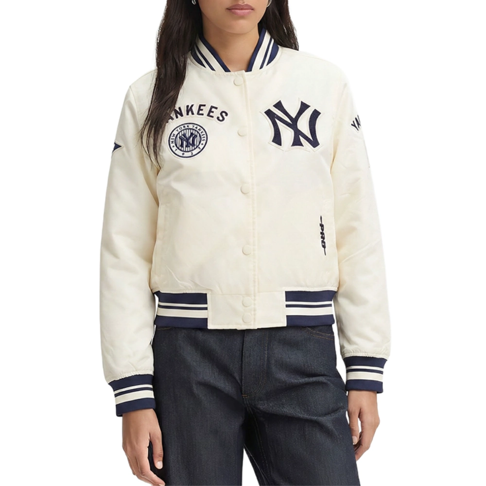 New york yankees retro classic women’s satin jacket