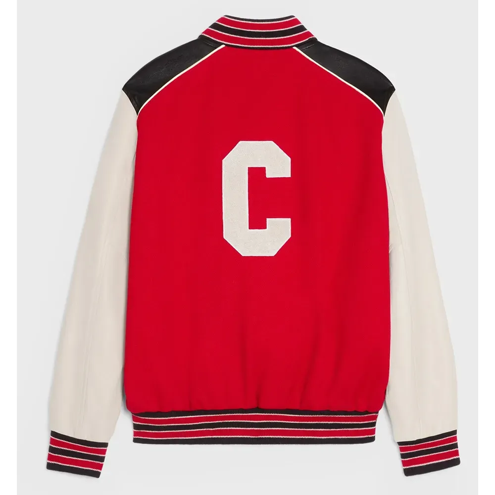 power book ii season 04 michael rainey jr red varsity jacket