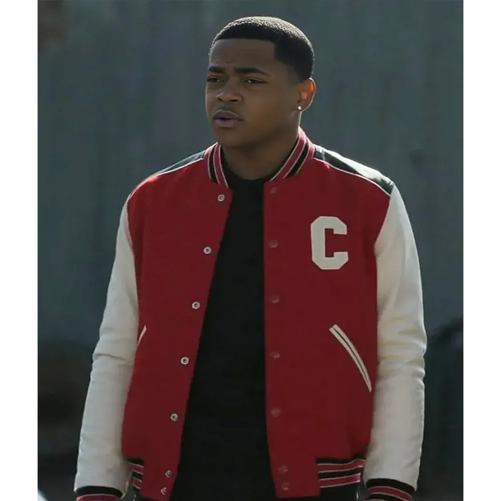 power book ii season 04 michael rainey jr varsity jacket