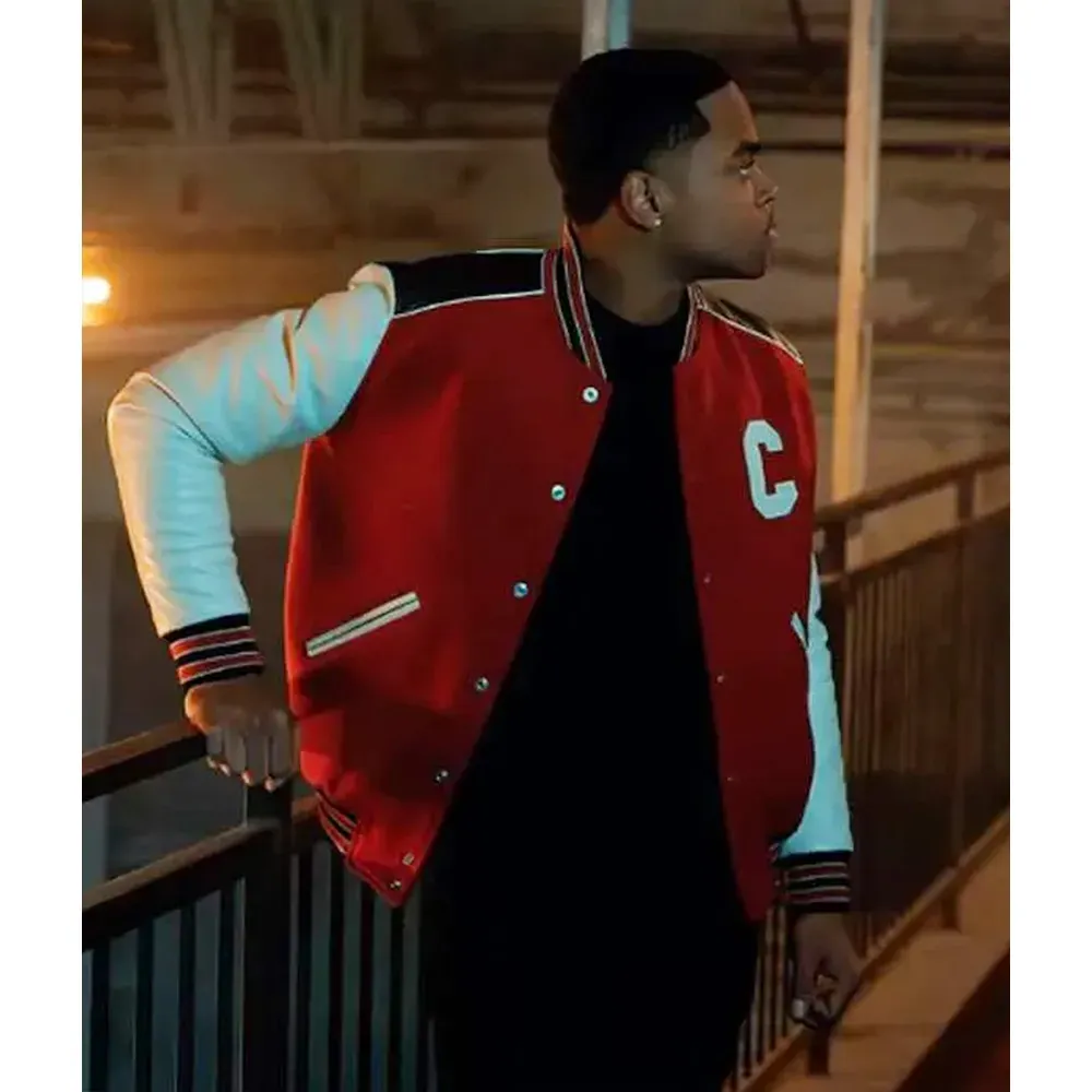 power book ii season 04 michael rainey jr varsity red jacket