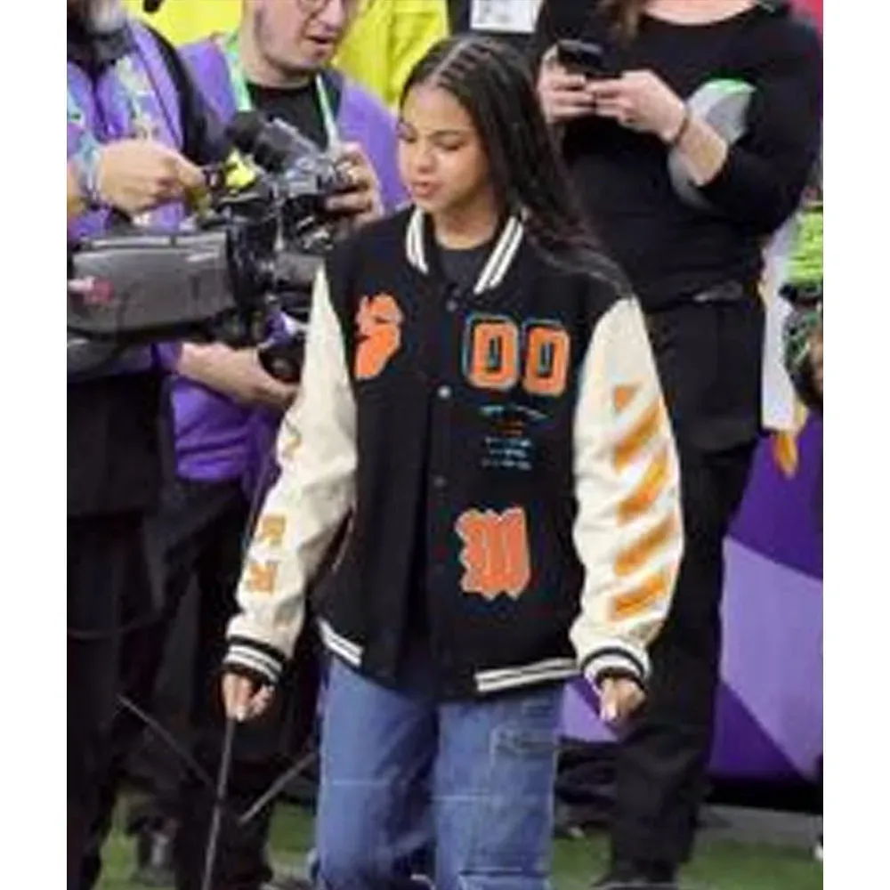 rumi carter super bowl lviii varsity jacket