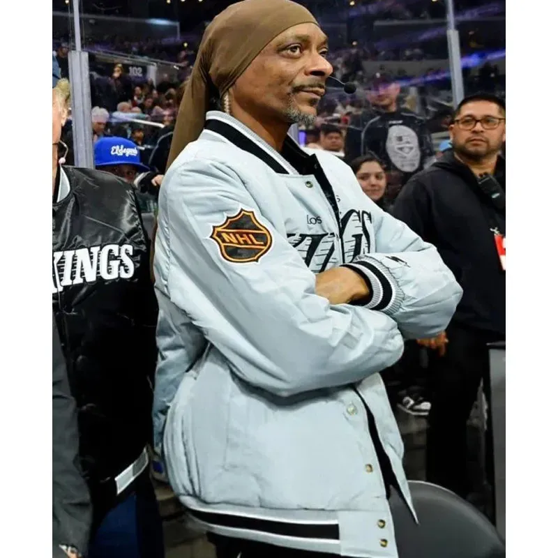 snoop dogg los angeles kings gray satin