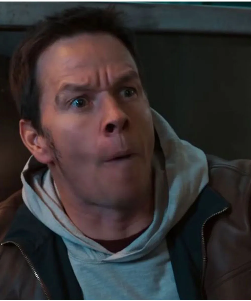 Spenser Confidential Mark Wahlberg Brown Leather Jacket - Image 7