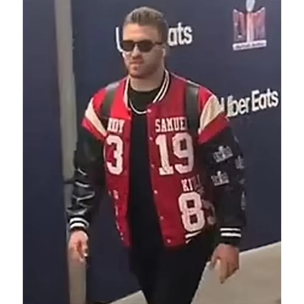 super bowl 2024 49ers kyle juszczyk jacket