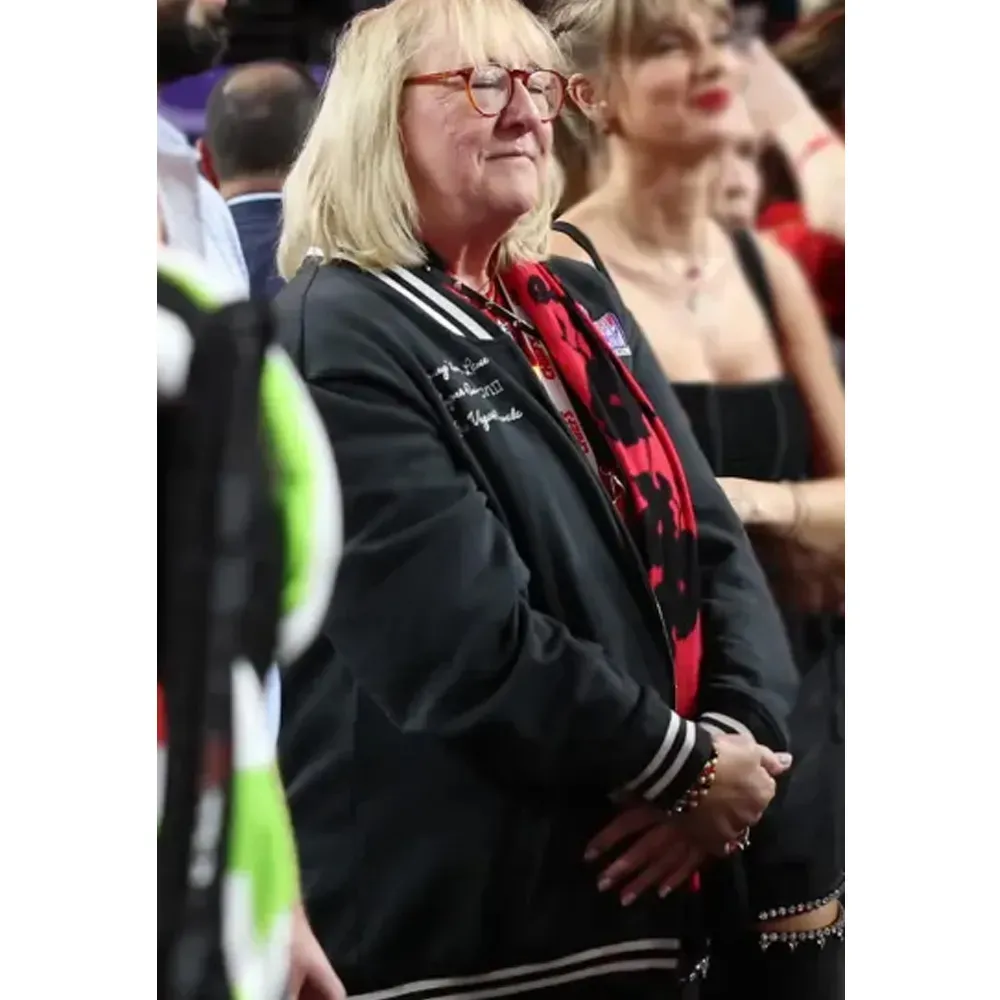 superbowl lviii mama kelce black jacket