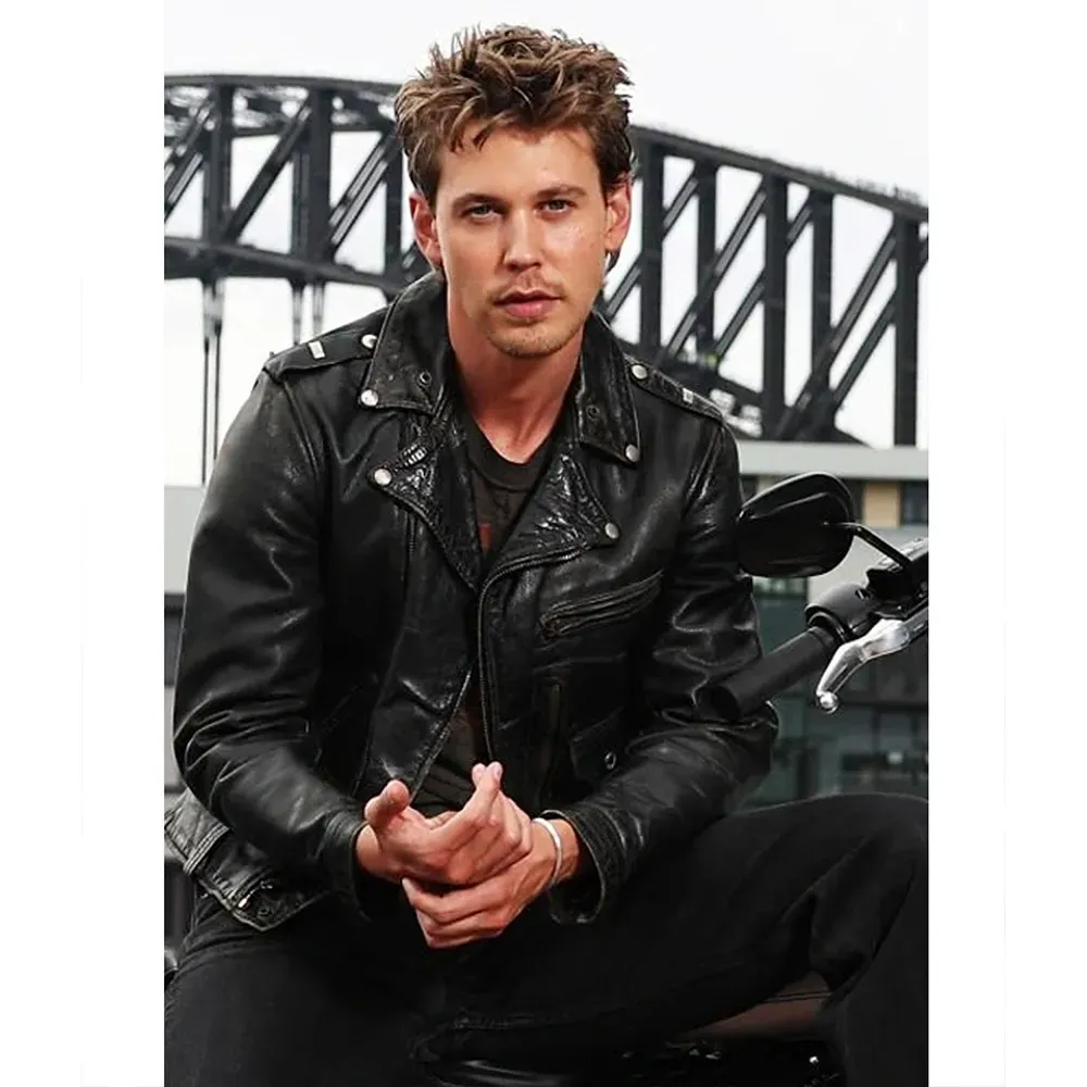 the bikeriders benny black jacket