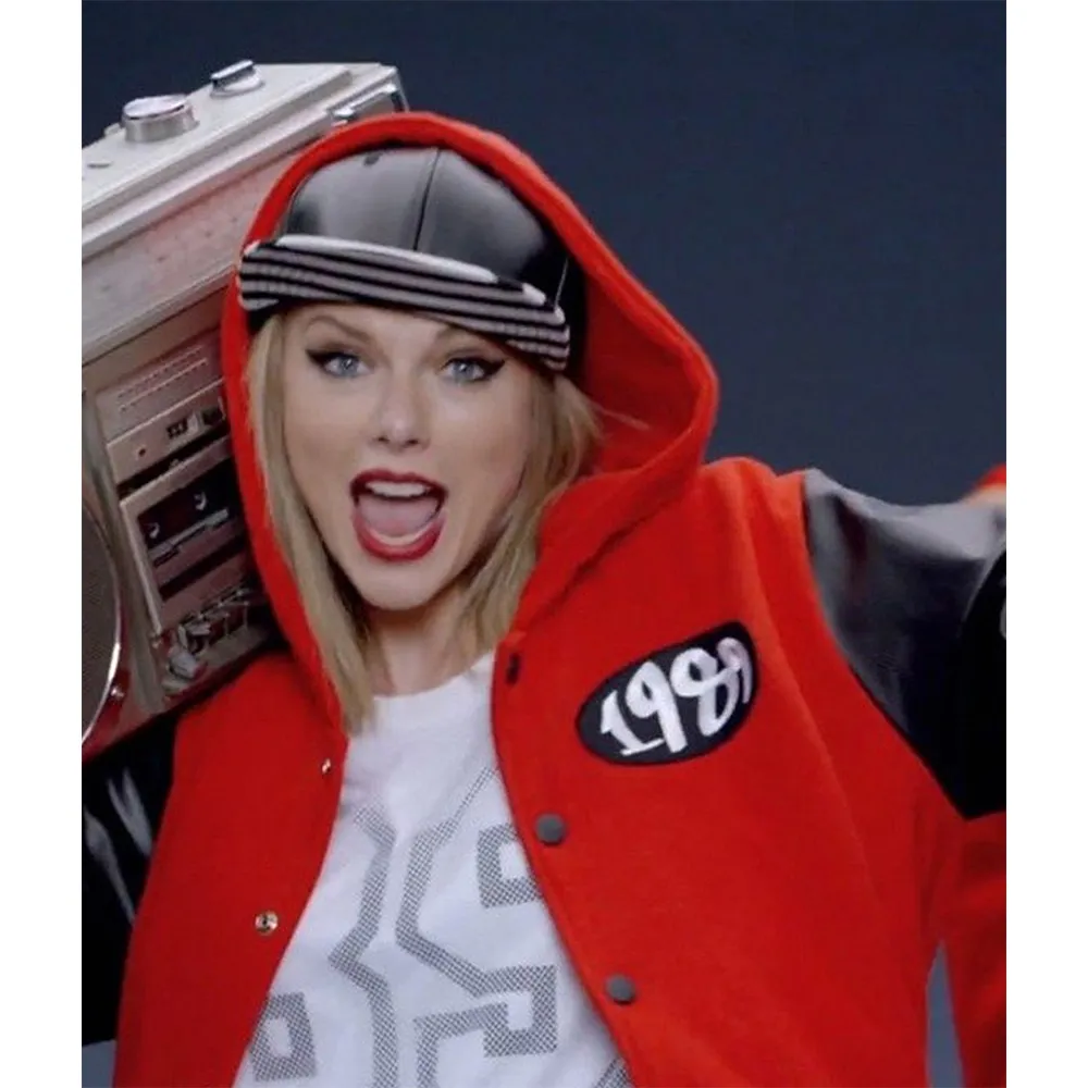 1989 taylor swift wool & leather jacket
