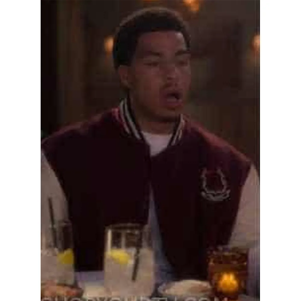 Grown-ish marcus scribner varsity jacket