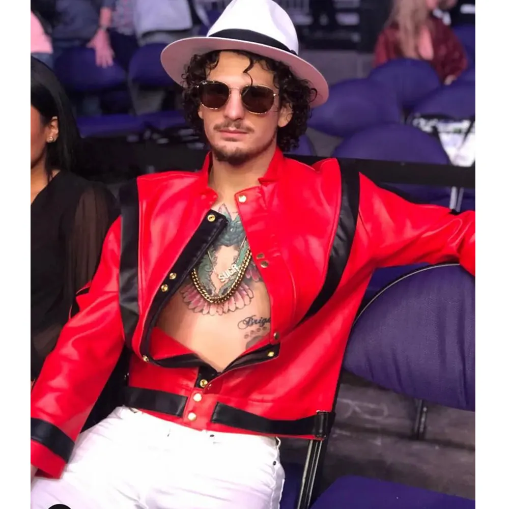 Sean daniel o’malley leather red jacket