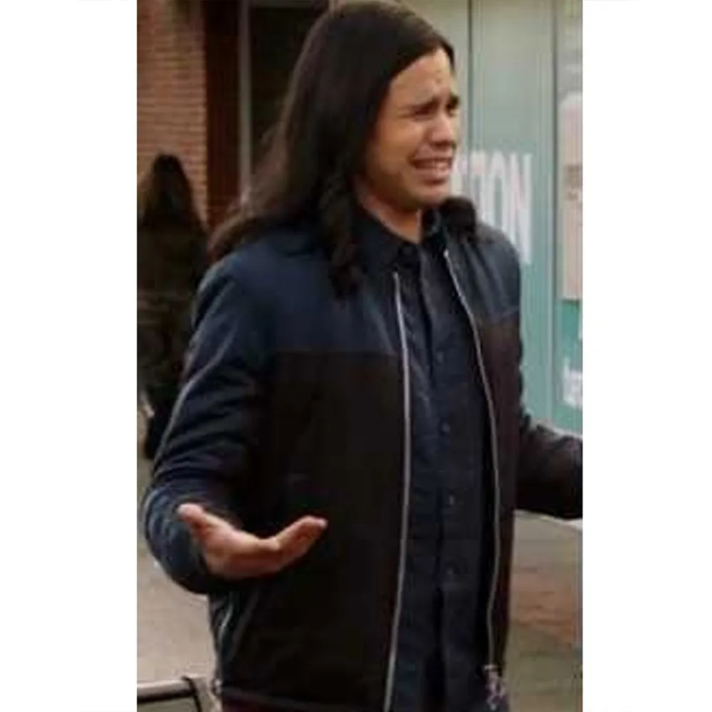 The flash s07 carlos valdes colorblocked satin jacket