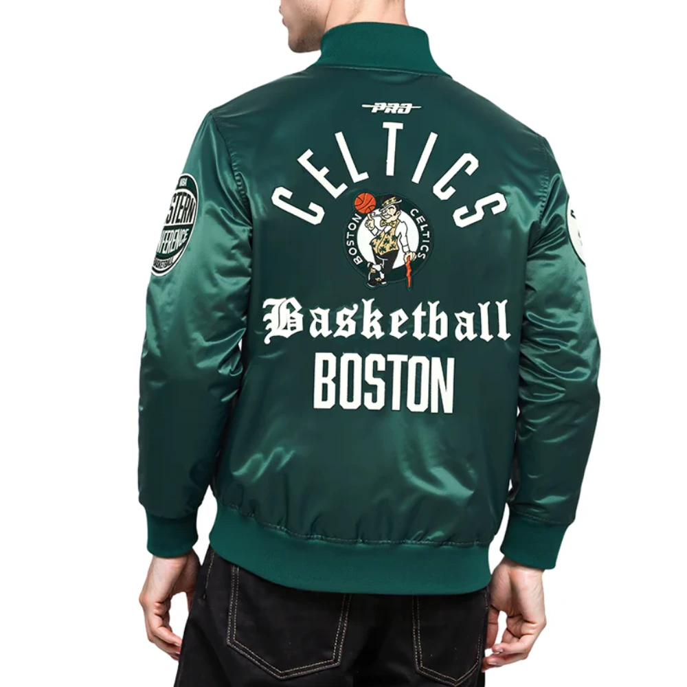 Boston celtics modern originals green jacket 2