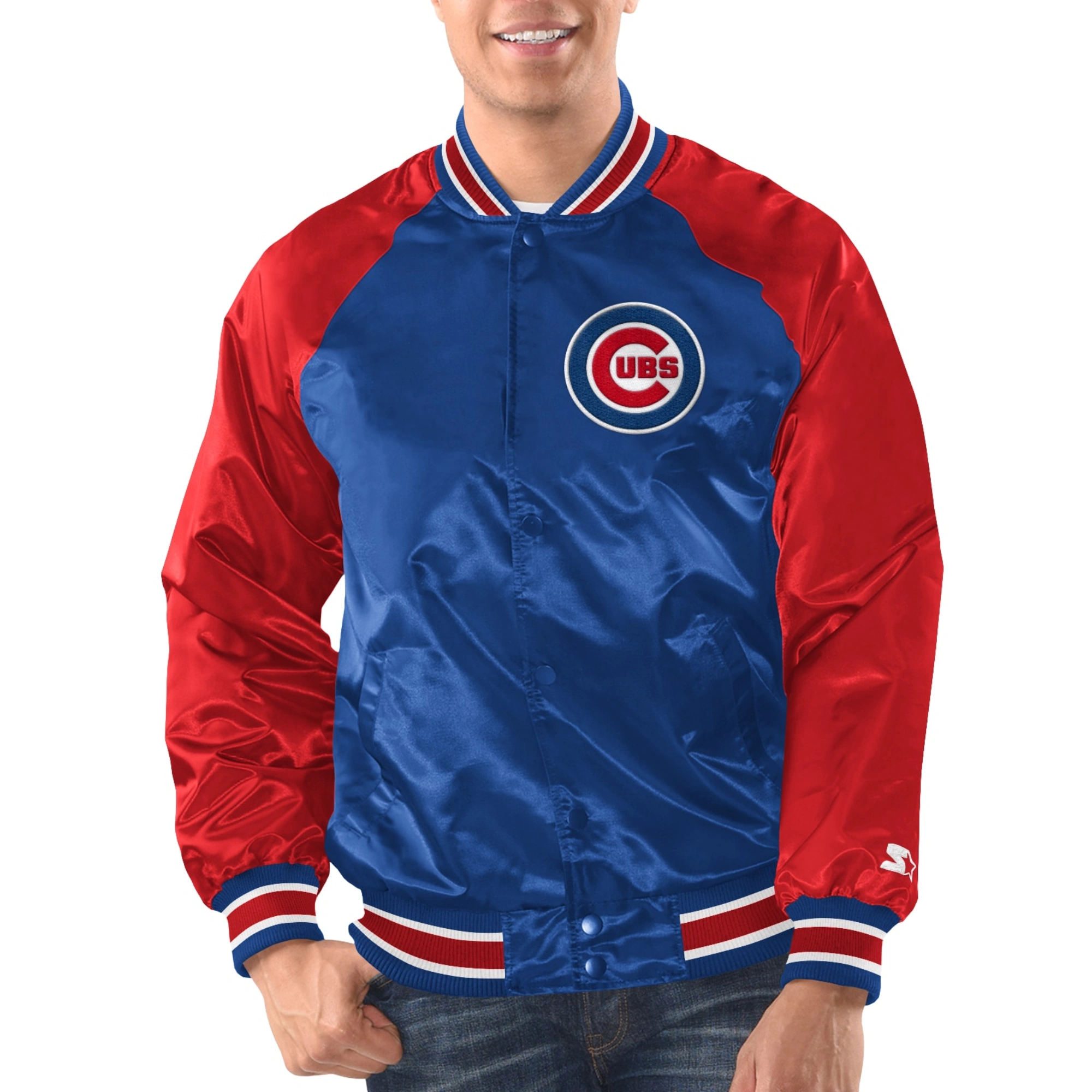 Chicago cubs blitz polyester jacket 1