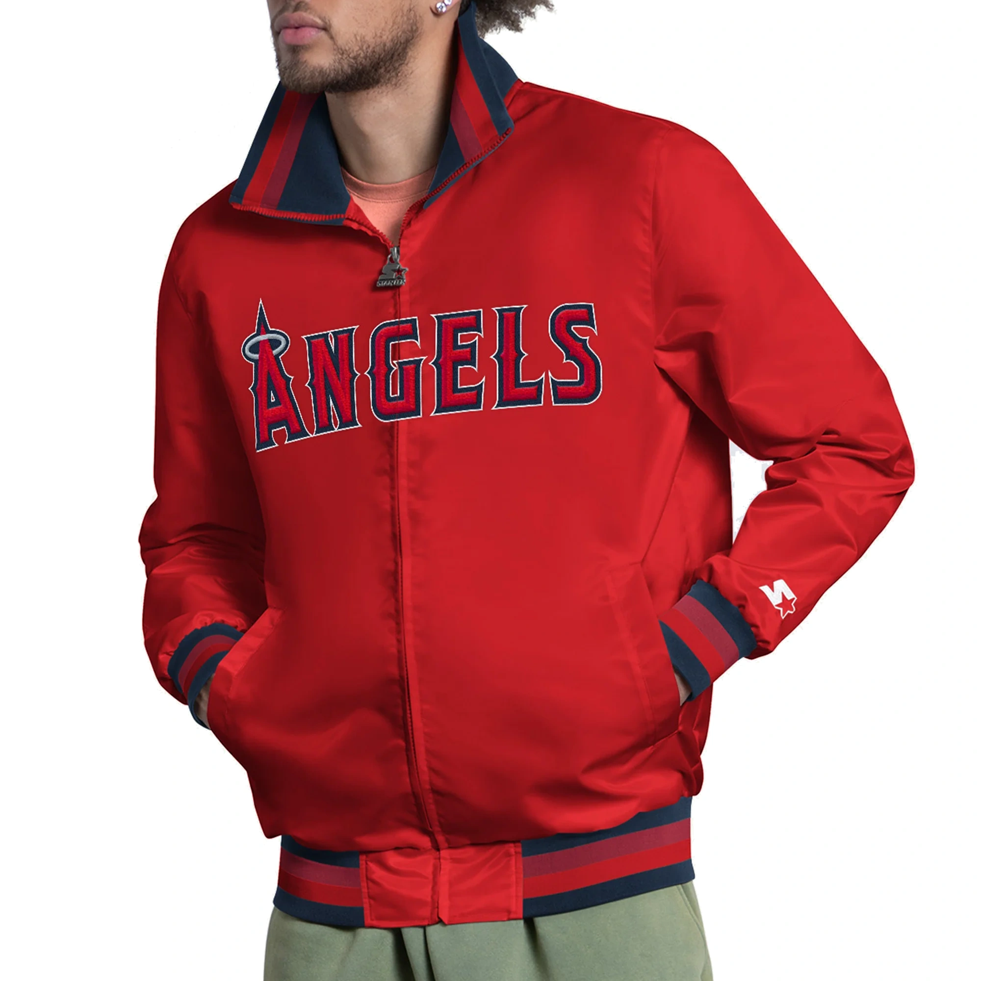 Los angeles angels captain red jacket 1