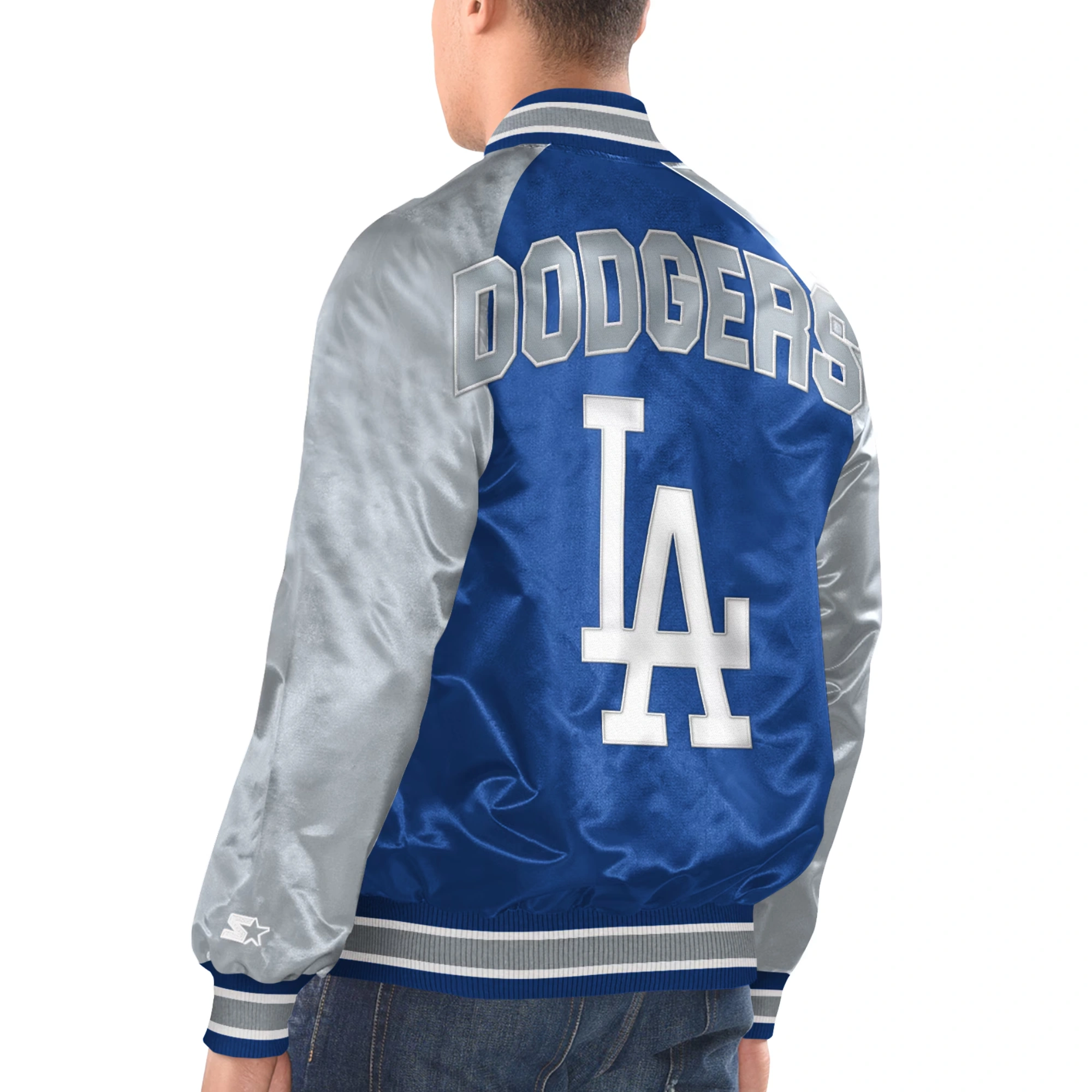 Los angeles dodgers blitz polyester jacket 2
