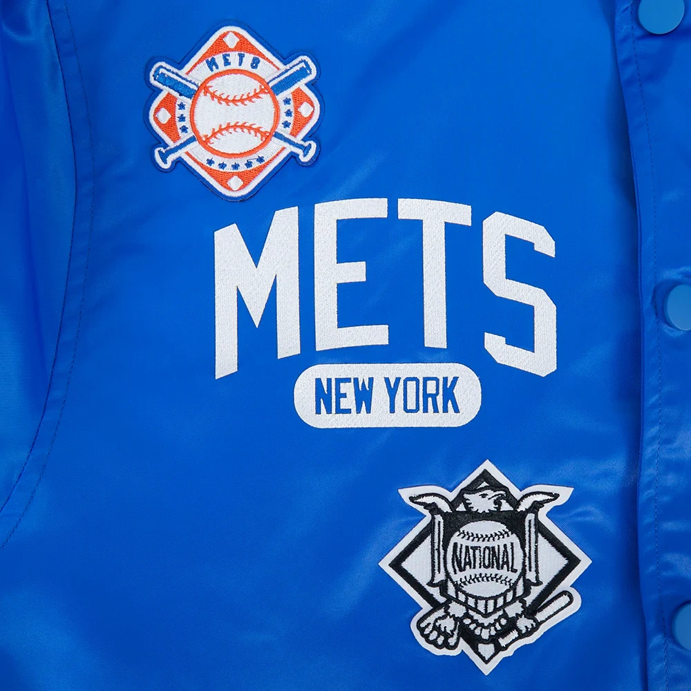 Ny mets letterman front detail